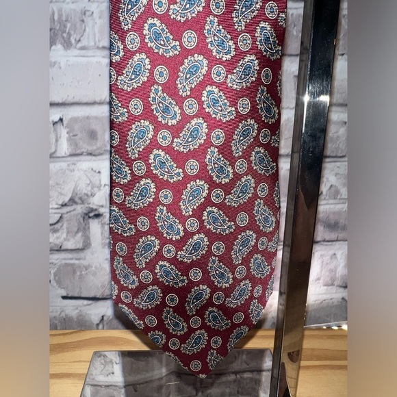 Vintage Christian Dior Men’s Silk Paisley Tie - Picture 4 of 9
